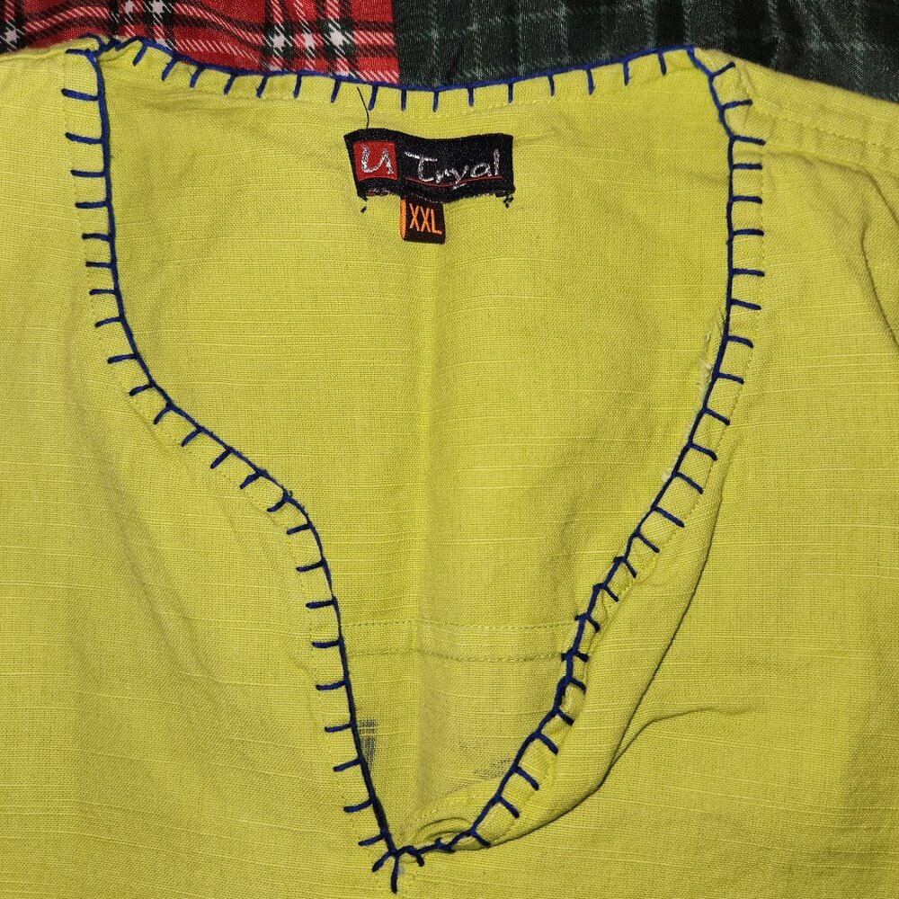 Short Long Sleeve Kurta Men